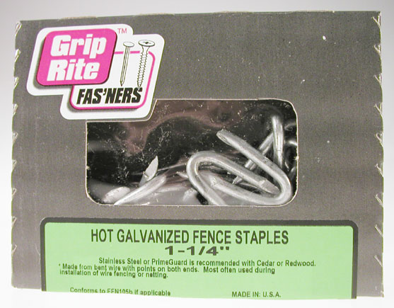 Picture of Prime Source Hot Galvanized Fence Staples  114HGFS1