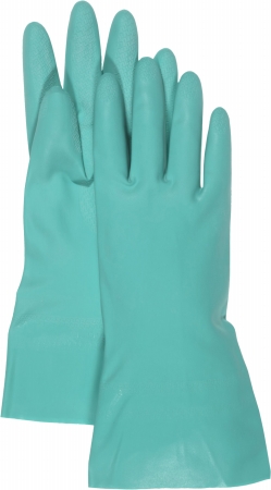 Picture of Boss Gloves 13in. Large Green Nitrile Gloves  118L