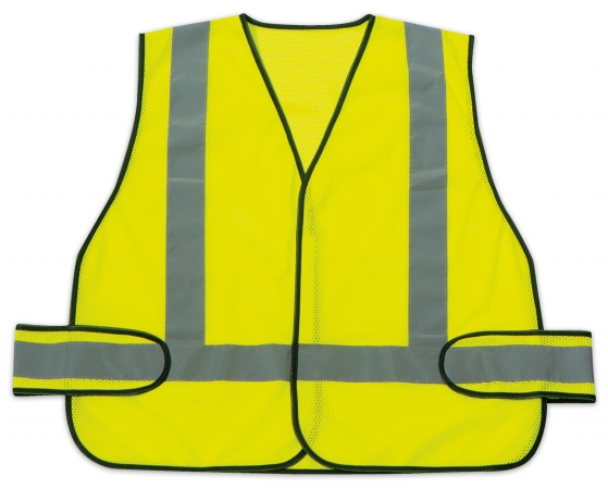 Picture of Sperian Protection Americas Green Vest With Reflective Strips  RWS-50004
