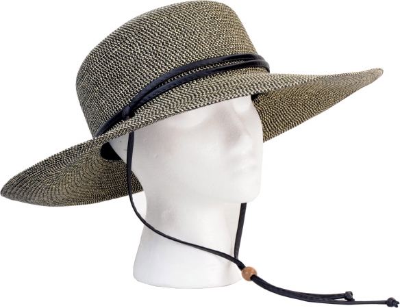 Picture of Sloggers 442SG 2.83 x 8 x 16 Black Band Sage Wide Braided Hat