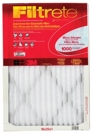 Picture of 3m 16in. X 25in. X 1in. Filtrete Micro Allergen Reduction Filter  9801DC-6 - Pack of 6