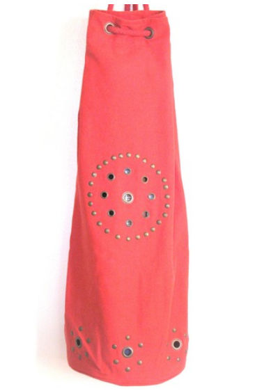 Yoga Bag - OMSutra Chakra Rivet Bag - Color - Red