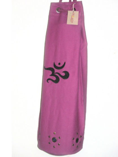 Picture of KushOasis OM101012-Magenta Yoga Bag - OMSutra OM Mahashakti Mat Bag - Color - Magenta