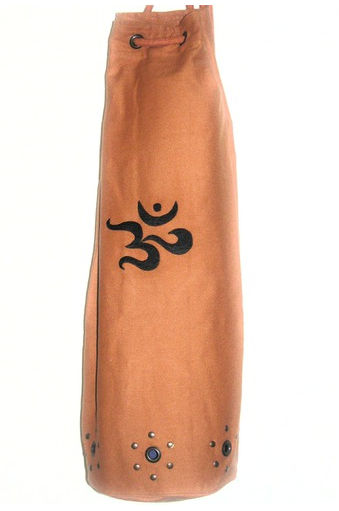 Picture of KushOasis OM101012-Orange Yoga Bag - OMSutra OM Mahashakti Mat Bag - Color - Orange
