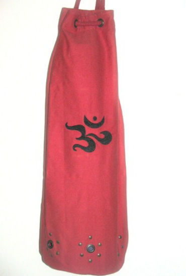 Picture of KushOasis OM101012-Red Yoga Bag - OMSutra OM Mahashakti Mat Bag - Color - Red