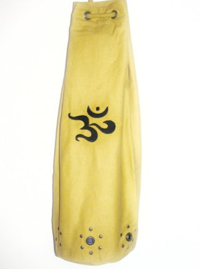 Picture of KushOasis OM101012-Yellow Yoga Bag - OMSutra OM Mahashakti Mat Bag - Color - Yellow
