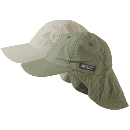 Khaki and Olive Flap Cap for Hats