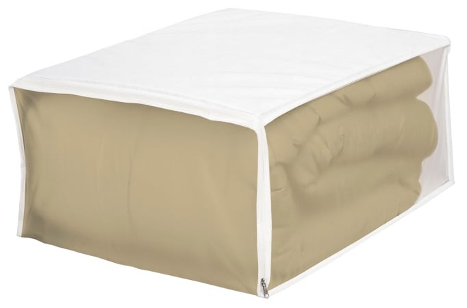 White Blanket Storage bag