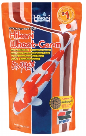 Picture of Hikari Sales Usa 17.6 Oz Hikari Wheat-Germ Medium Pellet Pond Food  06342