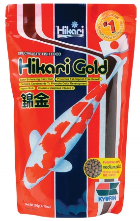 Picture of Hikari Sales Usa 17.6 Oz Hikari Gold Medium Pellets Pond Food  02342