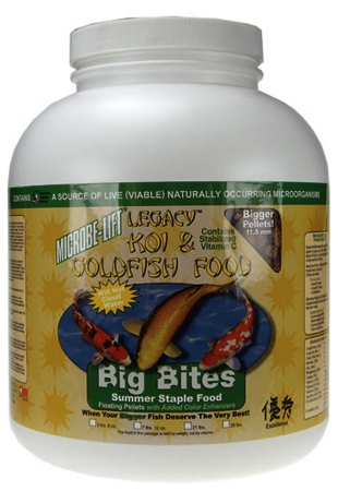 Picture of Ecological Labs 7.7s Microbe-Lift Legacy Big Bites Koi And Fish Food  MLLB