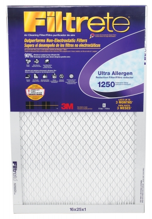Picture of 3m 16in. X 25in. X 1in. Filtrete Ultra Allergen Furnace Filter 2001DC-6 - Pack of 6