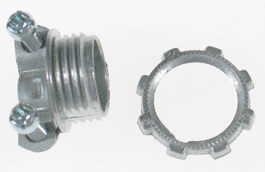 Picture of Halex - adalet .38 in. Non Metallic Clamp Connector  05103B