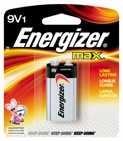 Picture of Energizer - Eveready 9 Volt Energizer Max Alkaline Batteries  522BP