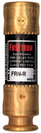 Picture of Bussmann - Cooper 45 Amp Fusetron Dual Element Time Delay Fuse  FRN-R-45
