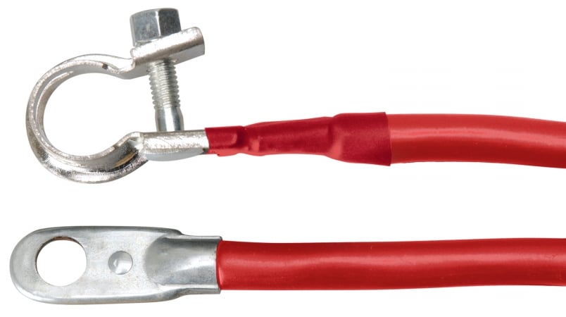 Picture of Coleman Cable 19in. Red 4 Gauge Battery Cable  19-4R