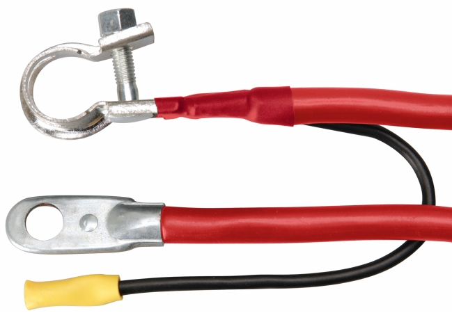Picture of Coleman Cable 32in. Red 4 Gauge Battery Cable With Lead Wire  32-4LR