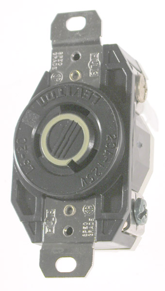 Leviton Industrial Grade Flush Mount Locking Receptacle Device 065-2310