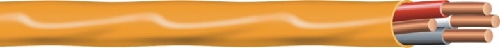 10 AWG Romex SIMpull 3 Conductor 25 Nonmetallic-Sheathed Cab