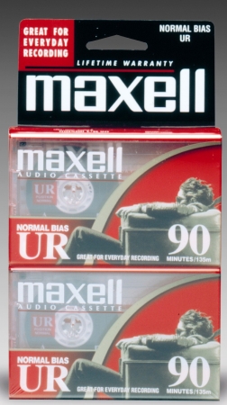 Picture of Maxell 90 Minute UR Audio Tape 2 Pack  108527