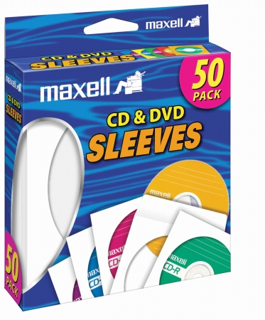 Picture of Maxell CD400 50 pack CD Sleeves  190135