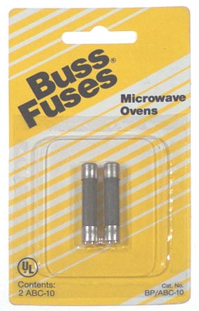 Bussmann - Cooper 2 Count 10 Amp 250 Volt Microwave Oven Fuse  BP-ABC-10