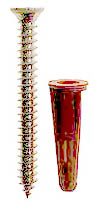 White Shelf Standard Screws & Anchors
