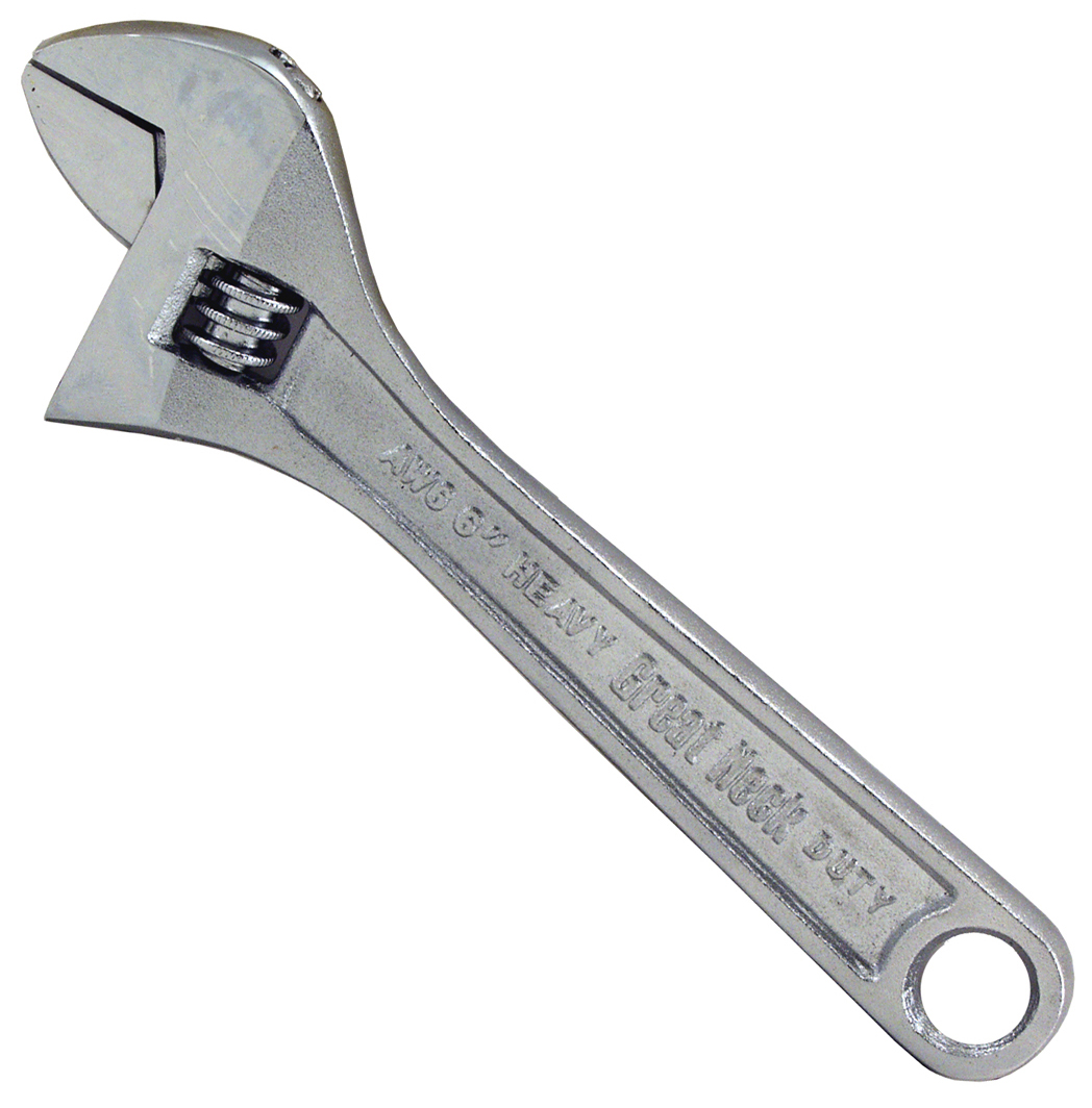 Great Neck Saw 6in. Adjustable Wrench AW6C