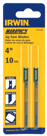 Irwin Industrial Tool 4in. 10 TPI Down Cut Jigsaw Blade 3071410D