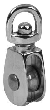 Picture of Apex Tool Group - Chain .50 in. Nickel Swivel Eye Single Sheave Pulley  T7655052