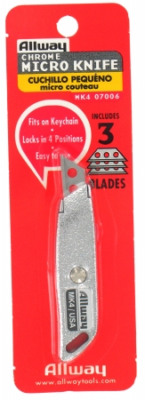 Picture of Allway Tools Metal Micro Knife With 3 Blades  MK4