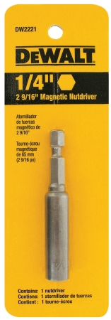 Picture of Dewalt Accessories .25in. Magnetic Nut Drivers  DW2221