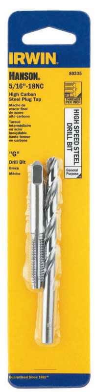 Picture of Irwin Industrial Tool NO.G .31-18NC High Speed Steel Drill Bit & Tap  80235