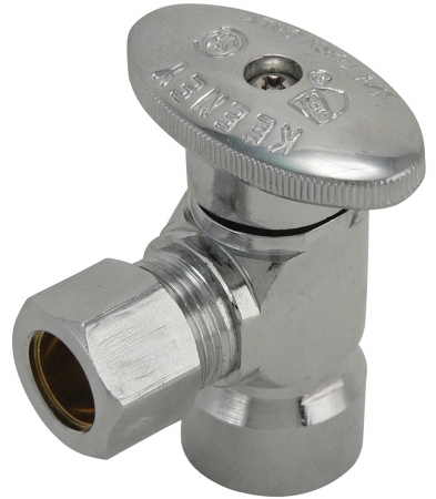 Picture of Plumb Pak .50in. FIP X .38in. Angle Quarter Turn Valves  2048PCLF