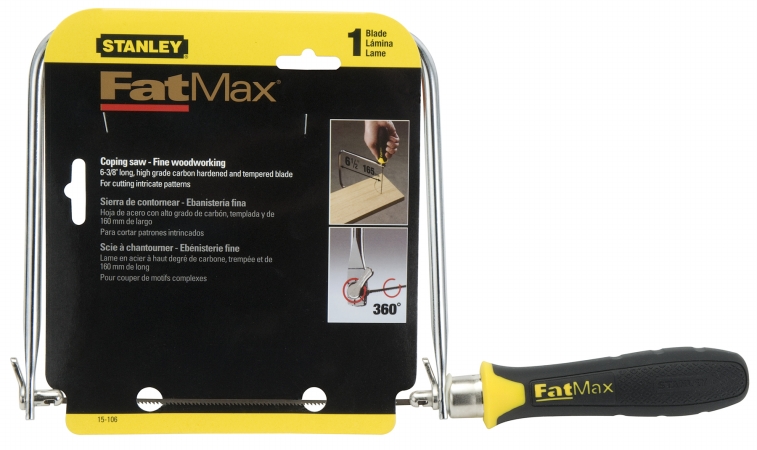 Picture of Stanley Hand Tools 6-.75in. FatMax Coping Saw  15-106