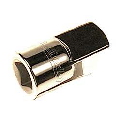 25in. To .38in. Increasing Adapter  Increasing Adapter - Nickel Chrome Finish - Carded
