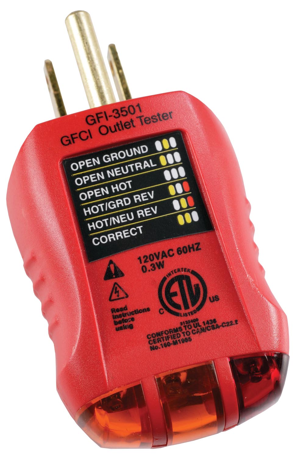 Picture of Gardner Bender GFCI Outlet Tester  GFI-3501