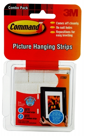 Picture of 3m Command Picture Hanging Strips Combo Pack  17203