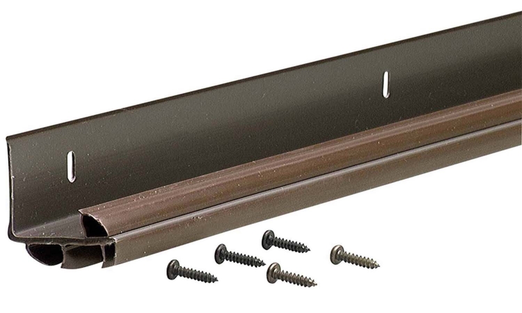 36in. Brown Replacement Door Bottom With Vinyl Fins