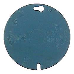 Picture of Thomas And Betts  Lamson 4in. Round Blank Box Cover  E460R-CAR