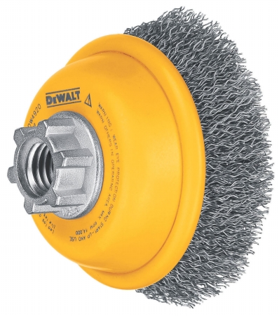 Accessories 3in. Crimped Steel Cup Wire Brush  DW4920 -  DeWalt