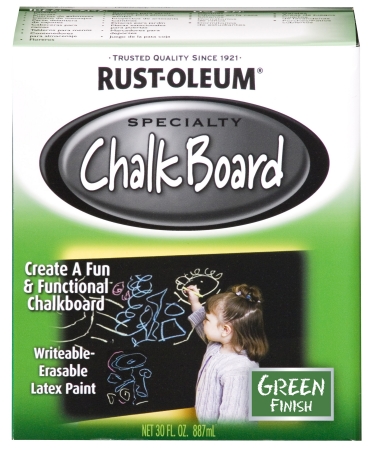 Picture of Rustoleum 1 Quart Black Chalk Board Paint  206540