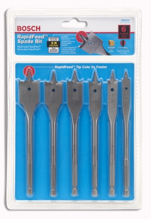 Picture of Bosch-rotozip-skil 6 Piece RapidFeed Spade Bit Set DSB5006