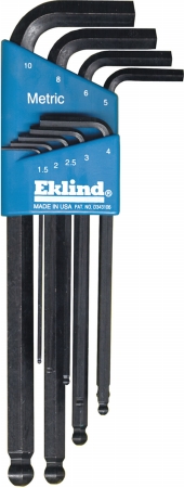 Picture of Eklind Tool Ball End Hex Keys Metric 9 Piece Set 13609