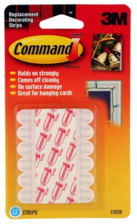 Picture of 3m .75in. X 3in. Replacement Command Strips  17020