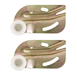 1/4 in. Offset, 3/4 in. Front Closet Door Roller, Cox Doors (2 Pack)