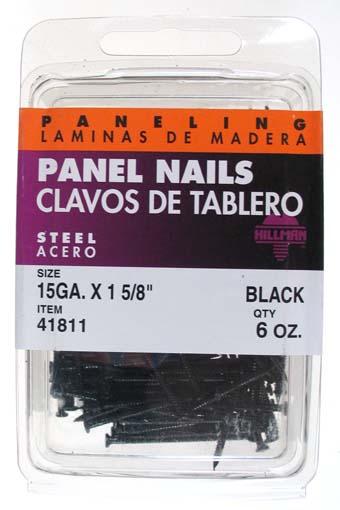 6 Oz 1-.63in. Walnut Colored Interior Panel Nails 41799