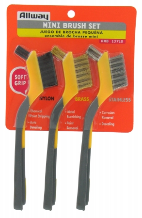 Picture of Allway Tools Soft Grip Mini Brush Set  AMB