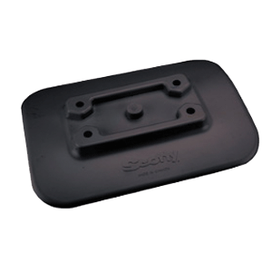 341BK  341BK GlueOn Mount Pad fInflatable Boats  Black