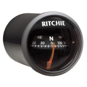 Picture of E.S. Ritchie X-21BB Ritchie X-21BB Compass - Dash Mount - Black-Black